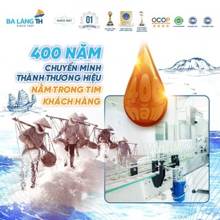 Xách Nước Mắm Cốt Đặc Biệt Ba Làng TH 900ml Combo 2 Chai