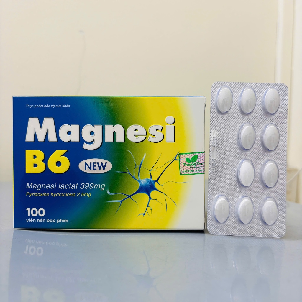 Viên uống Magnesi B6 bổ sung Magie và vitamin B6