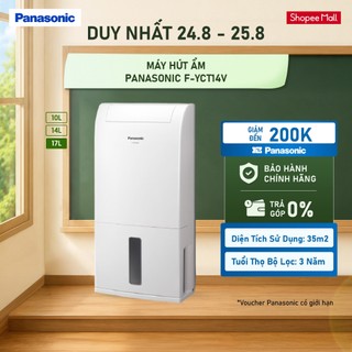 Máy hút ẩm Panasonic F-YCT14V - 3 chế độ linh hoạt - Công suất hút ẩm 14L/Ngày