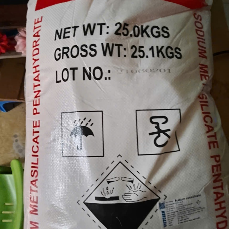 Na2SiO3 bột thuỷ tinh gói 2000gr