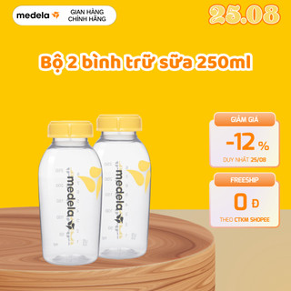 Bình trữ sữa | Medela bộ 2 bình loại 250ml
