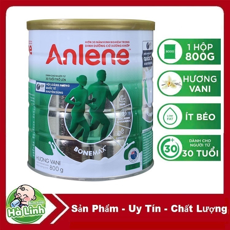 Sữa bột Anlene 800g [Date 2028]
