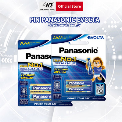 Pin AA , AAA Panasonic Evolta 1,5 V Hàng chính hãng