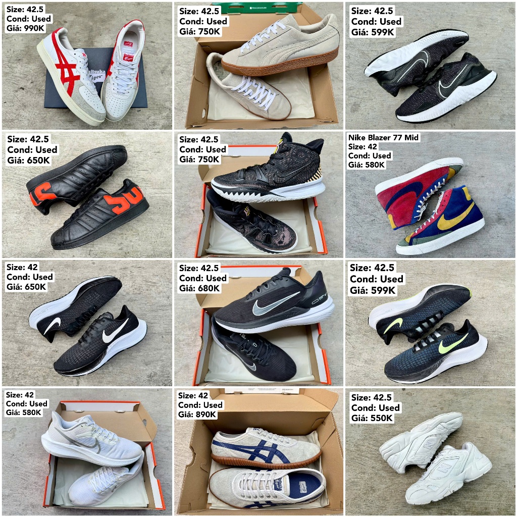 Giày 2hand size 35 đến 44 [Only Authentic]