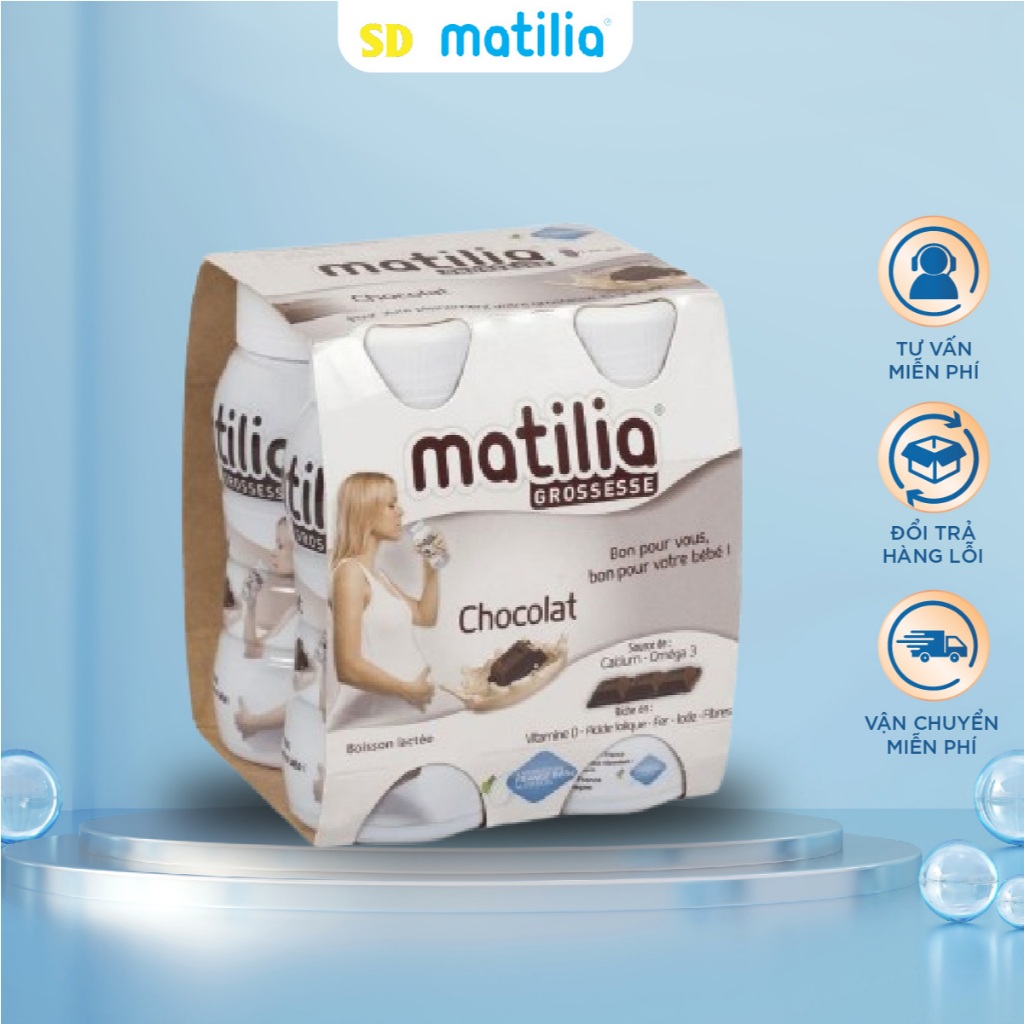 Sữa bầu Matilia vị Socola Nội Địa Pháp Cho Mẹ Bầu