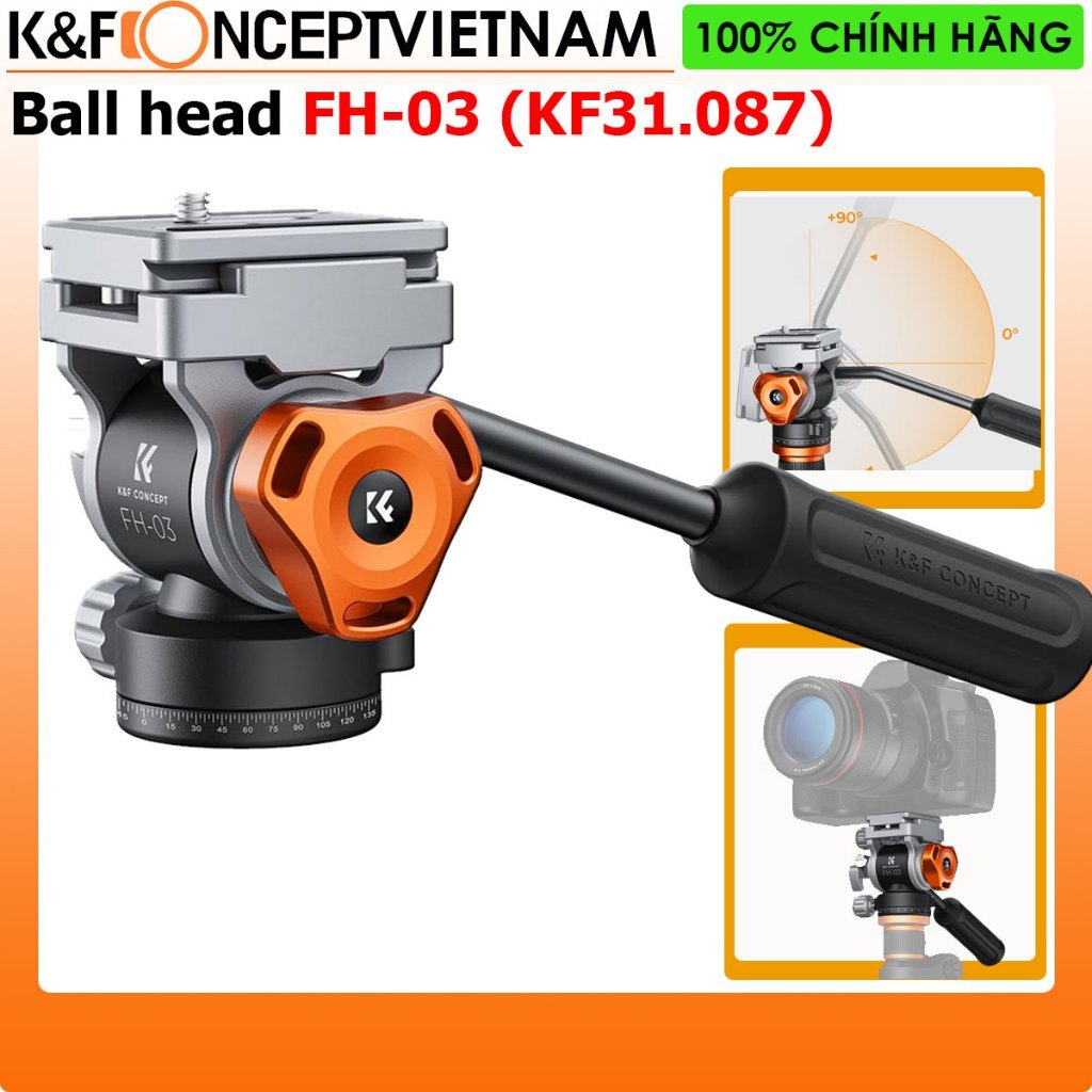 Đầu Ballhead K&F Concept KF31.087 ( FH-03 )