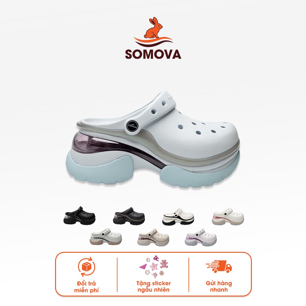𝐆𝐈𝐀̀𝐘 𝐒𝐎𝐌𝐎𝐕𝐀 𝐔𝐑𝐁𝐀𝐍 – Dép sục 𝐔𝐑𝐁𝐀𝐍 đế cao, thoáng khí, dễ phối đồ