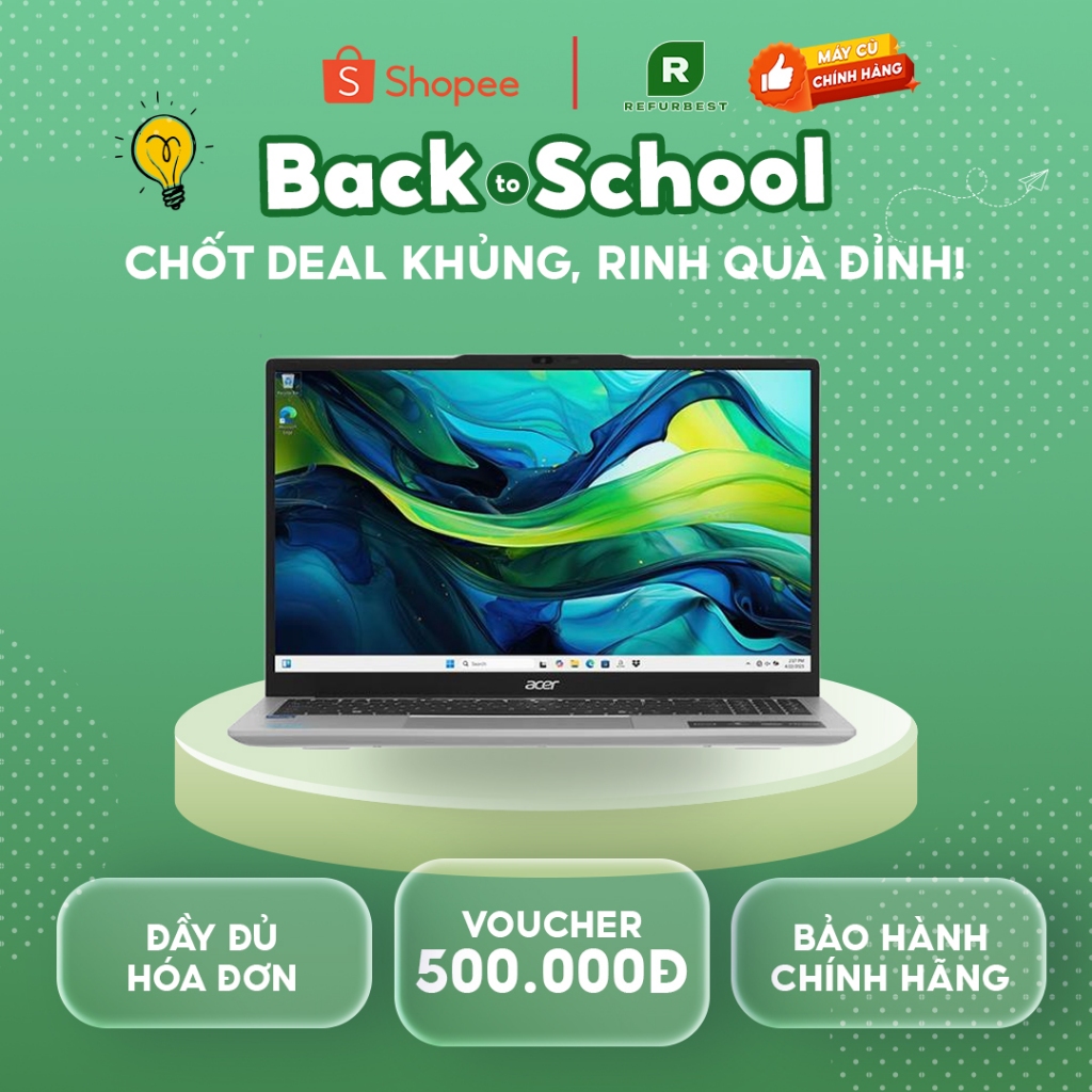 [Máy cũ][Trả bảo hành]Acer Aspire Lite 15 AL15 71P 517D i5 12450H/16GB/512GB/156"F/Win11/(NXJ7KSV001