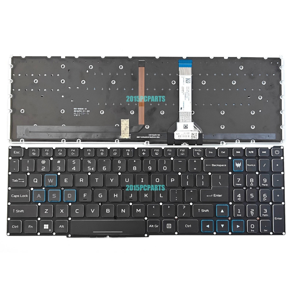⚡Phím laptop [ZIN] Acer Predator Helios Neo 16 PHN16-71 PHN16-71-747H Keyboard RGB Backlit US