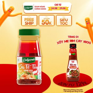 Sa Tế Tôm Dellycook (90g) Gia Vị Sa Tế Cay, Nấu Lẩu, Xào Mì, Ướp Thịt Hải Sản