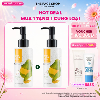 [SALE]Combo 2 Gel tẩy da chế.t THE FACE SHOP Smart Peeling Mild Papaya 150ml