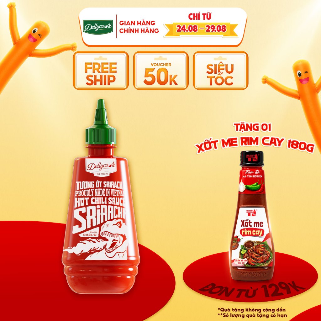 Tương Ớt Sriracha Dellycook (530g)
