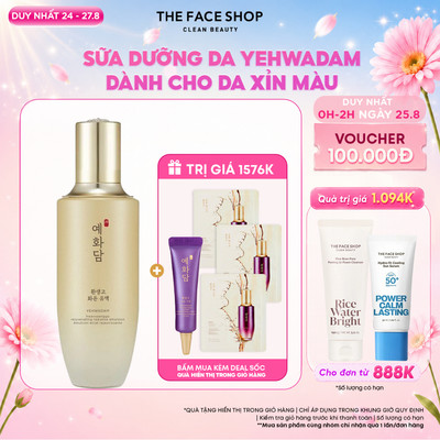 [SALE] Sữa Dưỡng Da TheFaceShop Yehwadam Hwansaenggo Rejuvenating Radiance Emulsion 140ml