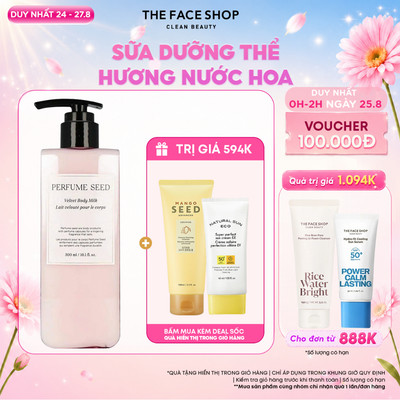 [SALE]Sữa Dưỡng Thể Hương Nước Hoa PERFUME SEED VELVET BODY MILK 300ml