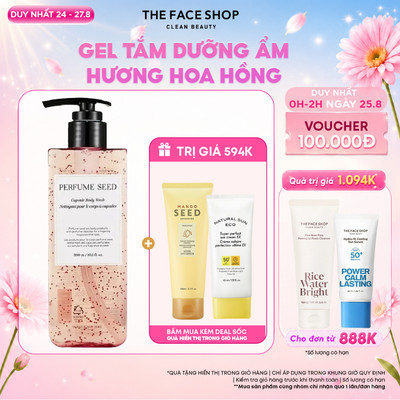 [SALE] Sữa Tắm THE FACE SHOP Dưỡng Ẩm Seed Capsule 300ml