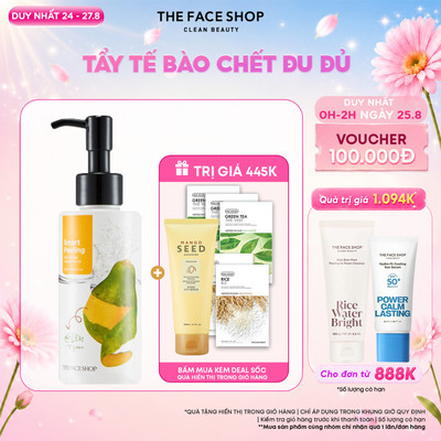 [SALE]Gel tẩy da chế.t THE FACE SHOP Smart Peeling Mild Papaya 150ml