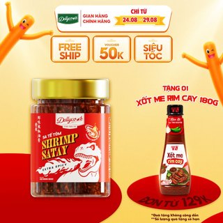 Sa Tế Tôm Dellycook (220g) Gia Vị Sa Tế Cay, Nấu Lẩu, Xào Mì, Ướp Thịt Hải Sản