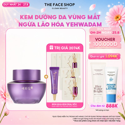 [SALE] Kem Mắt Ngừa Lão Hóa THE FACE SHOP Yehwadam Hwansaenggo Ultimate 25ml