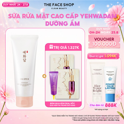 [SALE]Sữa Rửa Mặt THE FACE SHOP Dưỡng Ẩm Yehwadam Deep150ml