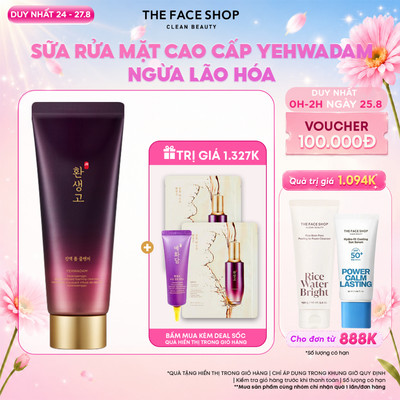 [SALE] Sữa Rửa Mặt THE FACE SHOP Yehwadam Hwansaenggo Serum Infused 150ml
