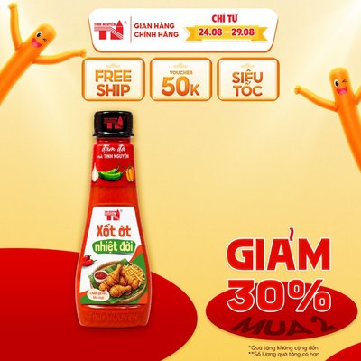 [DEAL MỞ BÁN] Xốt Ớt Nhiệt Đới Tinh Nguyên (160g)