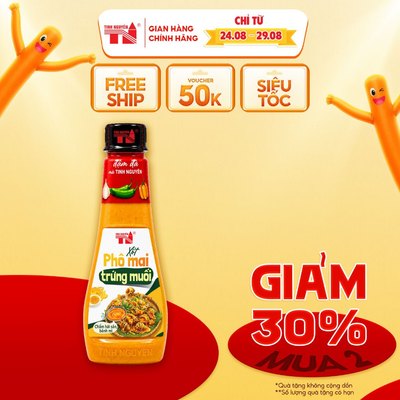 [DEAL MỞ BÁN] Xốt Phô Mai Trứng Muối Tinh Nguyên (150g)