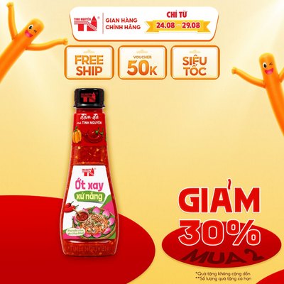 [DEAL MỞ BÁN] Ớt Xay Xứ Nắng Tinh Nguyên (160g)