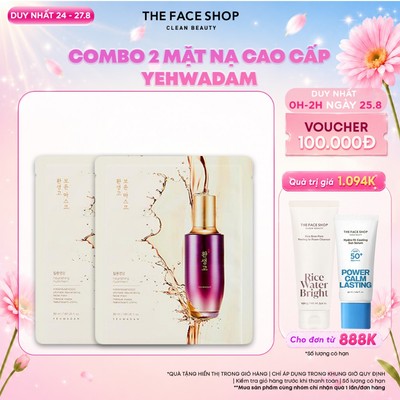[SALE] Combo 2 Mặt Nạ Trẻ Hóa Da THEFACESHOP Yehwadam Hwansaenggo Ultimate 30ml
