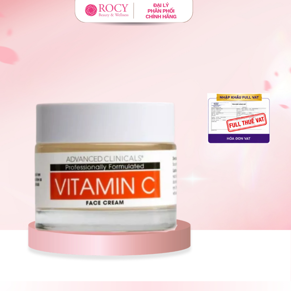 Serum Advanced Clinicals Dưỡng Sáng Da Vitamin C& Ferulic Acid Advanced Clinical 52ml