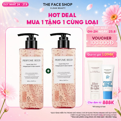 [FS] Combo 2 Sữa Tắm Dạng Gel Hương Nước Hoa THE FACE SHOP Perfume Seed Capsule Body Wash 300ml (GZ)