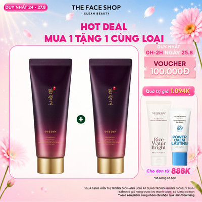 [FS] Combo 2 Sữa Rửa Mặt TheFaceShop Yehwadam Hwansaenggo 150Ml
