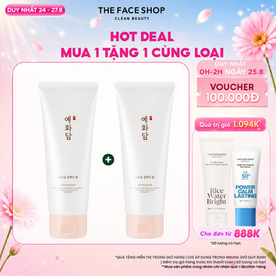 [FS]Combo 2 Sữa Rửa Mặt THE FACE SHOP Yehwadam Deep Moisturizing 150mlx2