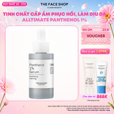 [Sản Phẩm Mới] Tinh Chất Cấp Ẩm, Phục Hồi, Làm Dịu Da THEFACESHOP Alltimate Panthenol 1% 30ml