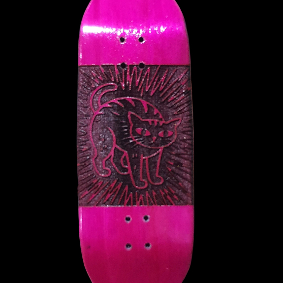 Saigon Skateboards "The Cat" 34mm Fingerboard Deck