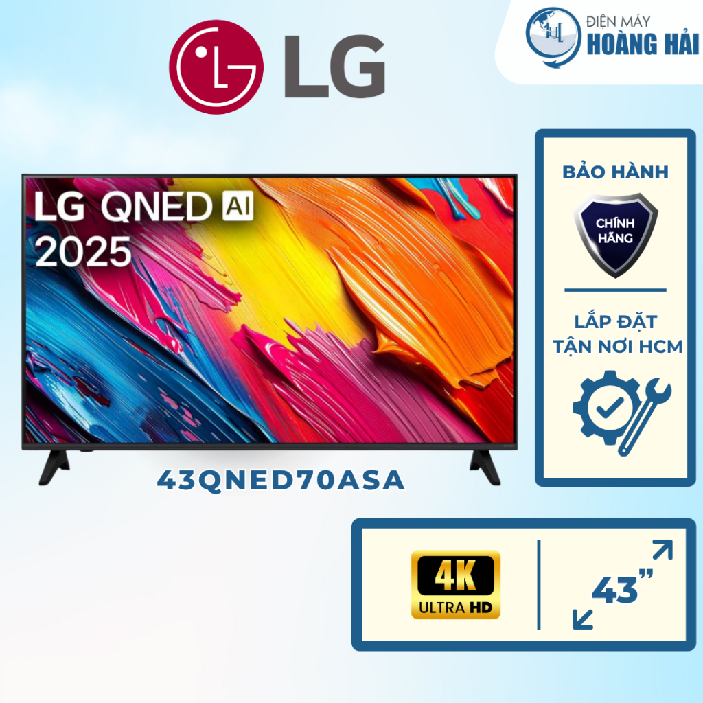43QNED70ASA Smart Tivi LG QNED AI 4K 43 Inch 43QNED70ASA