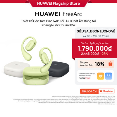 [LIVESTREAM] Tai Nghe HUAWEI FreeArc Thiết Kế Góc Tam Giác 140° Tối Ưu | Chất Âm Bùng Nổ | Kháng Nước Chuẩn IP57