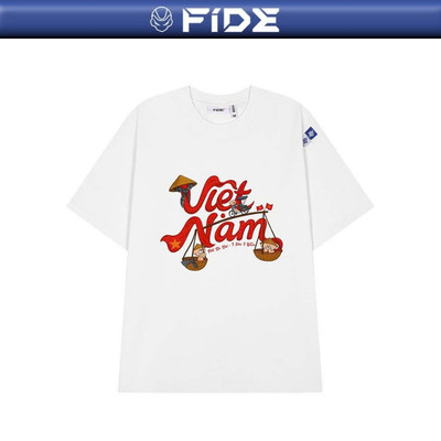 Áo thun FIDE Việt Nam phông unisex form rộng local brand nam nữ cổ tròn oversize - AT202