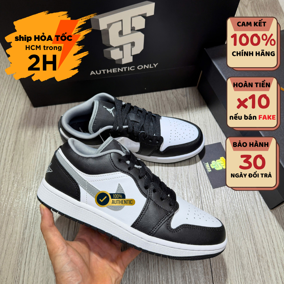 [CHÍNH HÃNG] Giày thể thao nam JD1 LOW SMOKE GREY V3 553558 040 NEW FULL BOX TAG AUTH JAPAN