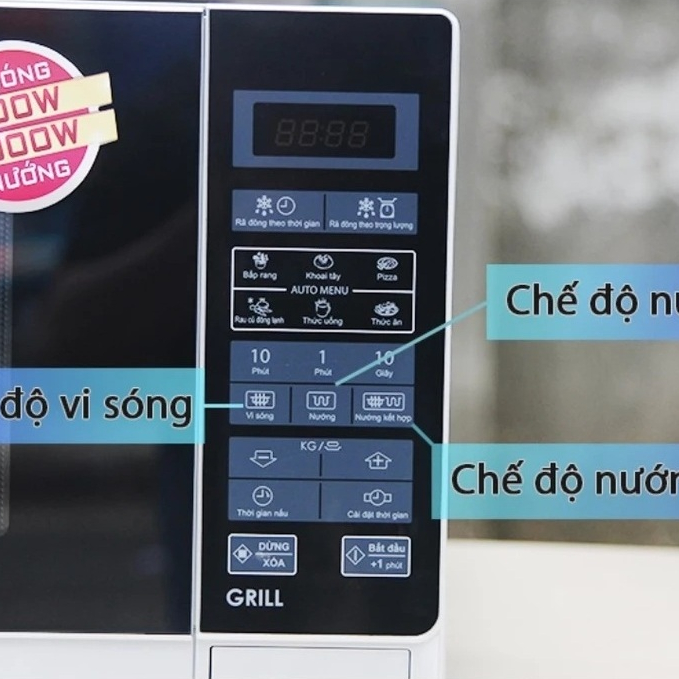Bàn phím lò vi sóng Sharp R-G572VN-S