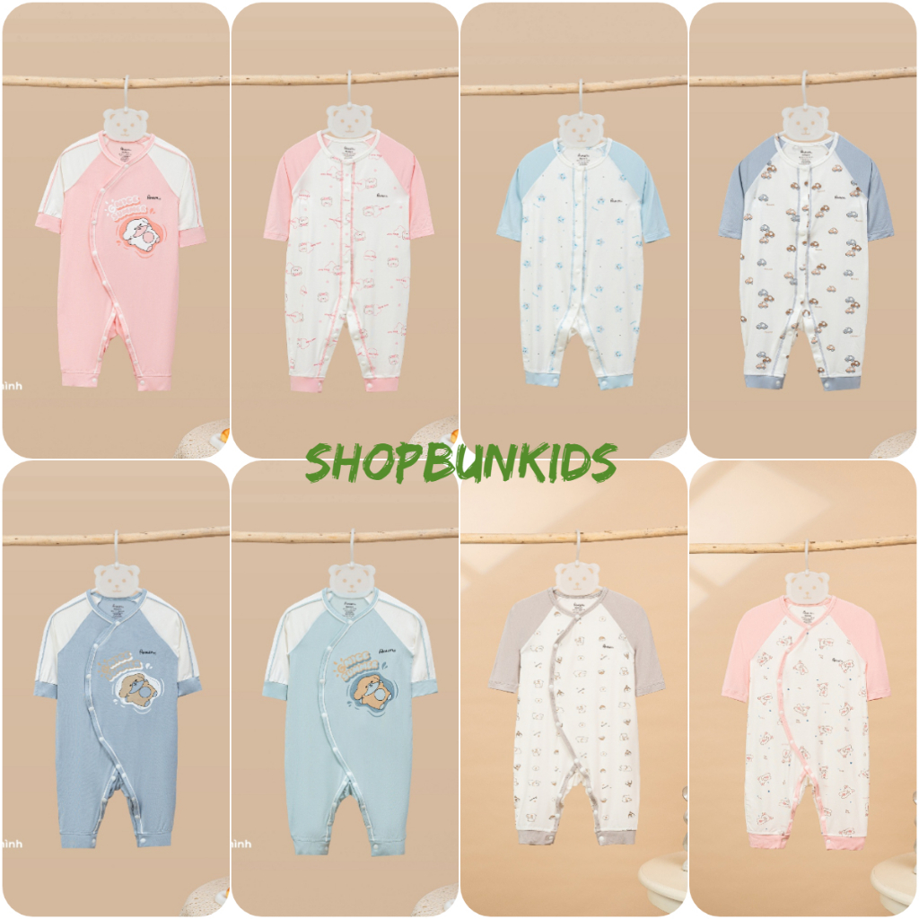 [ Avaler chính hãng ] Bộ body dài tay Avaler vải mỏng sợi tre bamboo bé sơ sinh Bodysuit dài tayg