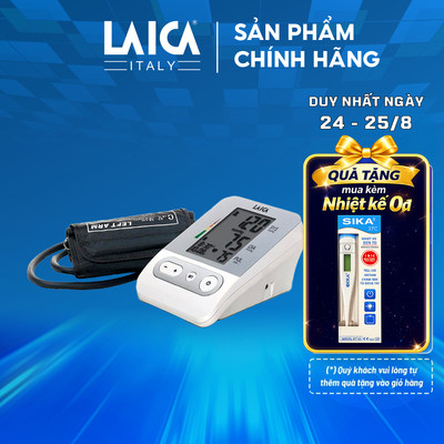 Máy đo huyết áp bắp tay Laica BM2301 - Bộ nhớ lưu 120 kết quả