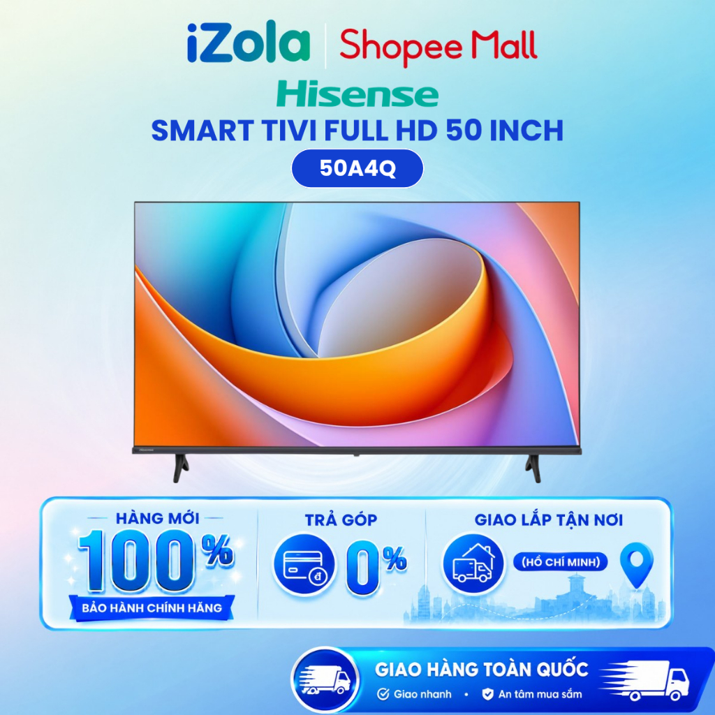50A4Q - Smart Tivi Hisense Full HD 50 Inch 50A4Q - Hàng chính hãng