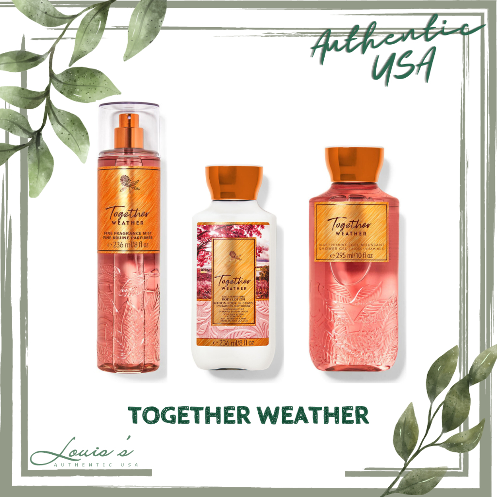 [ Full size ] Body mist TOGETHER WEATHER - Xịt thơm | Lotion | Tắm | Dưỡng thể chăm sóc trọn bộ B.BW