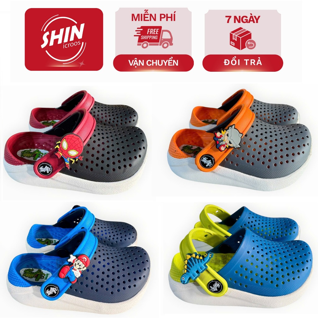 Dép Icroos Cho Bé Màu Xanh Dương Sục Literide Trẻ Em, Dép Icroos Trẻ Em Sục…
