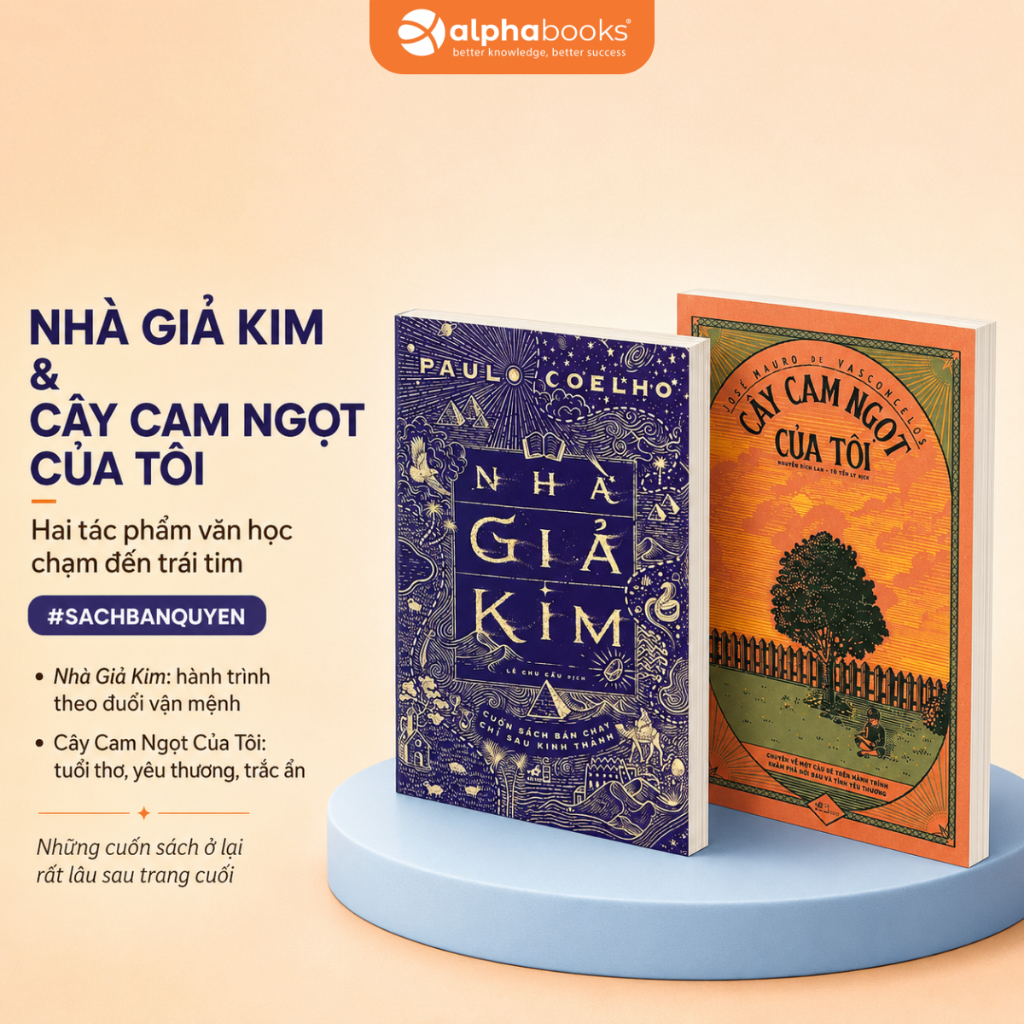 Bộ Sách: Cây Cam Ngọt Của Tôi + Nhà Giả Kim - Nhã Nam (Lẻ/Combo)