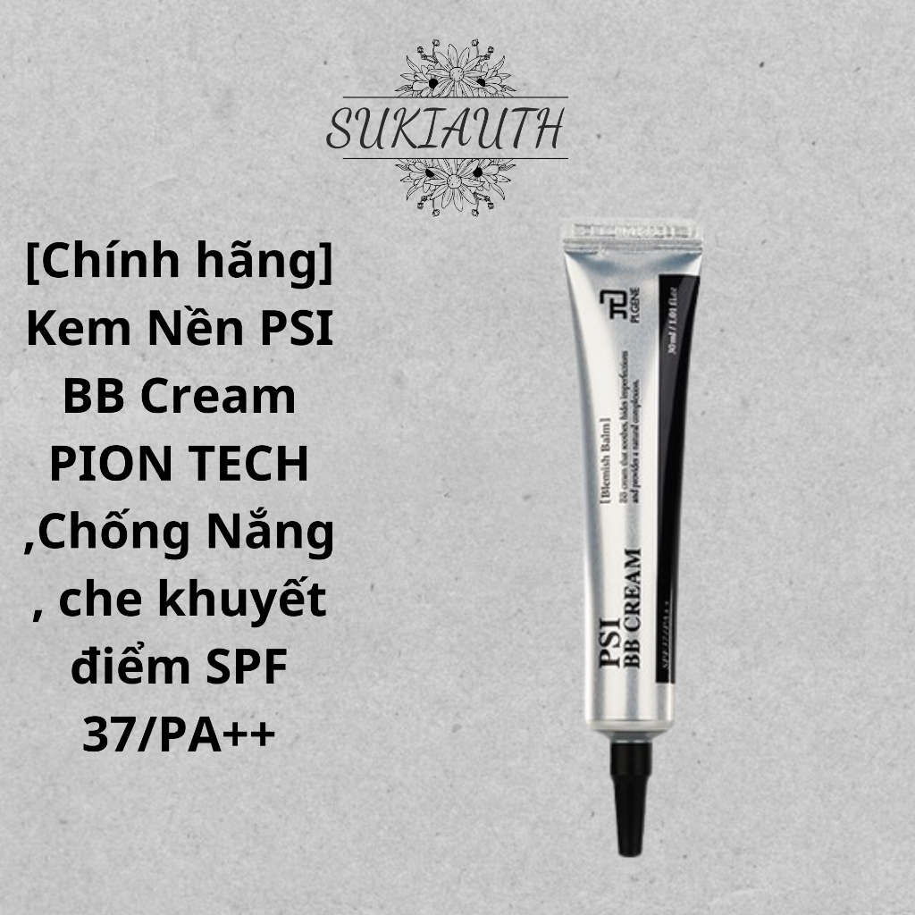 [Chính hãng] Kem Nền PSI BB Cream PION TECH ,Chống Nắng , che khuyết điểm SPF 37/PA++