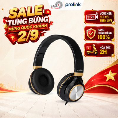 Tai Nghe Prolink PHC1002E - Tai Nghe Chụp Tai - Tai nghe Có Dây  - THẾ GIỚI ÂM THANH