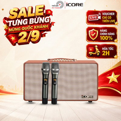 Loa Karaoke Xách Tay iCore S8 - THẾ GIỚI ÂM THANH