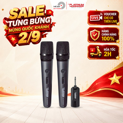 Bộ Micro Không Dây Platinum B20 – THẾ GIỚI ÂM THANH