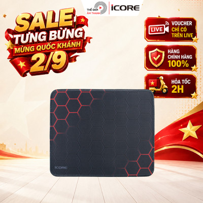 Miếng Lót Chuột Vi Tính iCore IMP02 Chống Trượt, Êm Ái, Giá Rẻ - THẾ GIỚI ÂM THANH